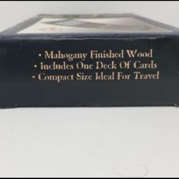 Mahogany Cribbage Set game night family fun great gift! Man cave game room cards - Picture 8 of 11